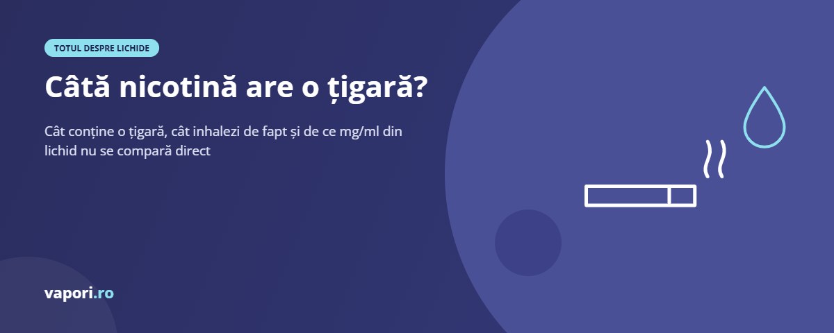 Câtă nicotină are o țigară? Ce concentrație de lichid alegi