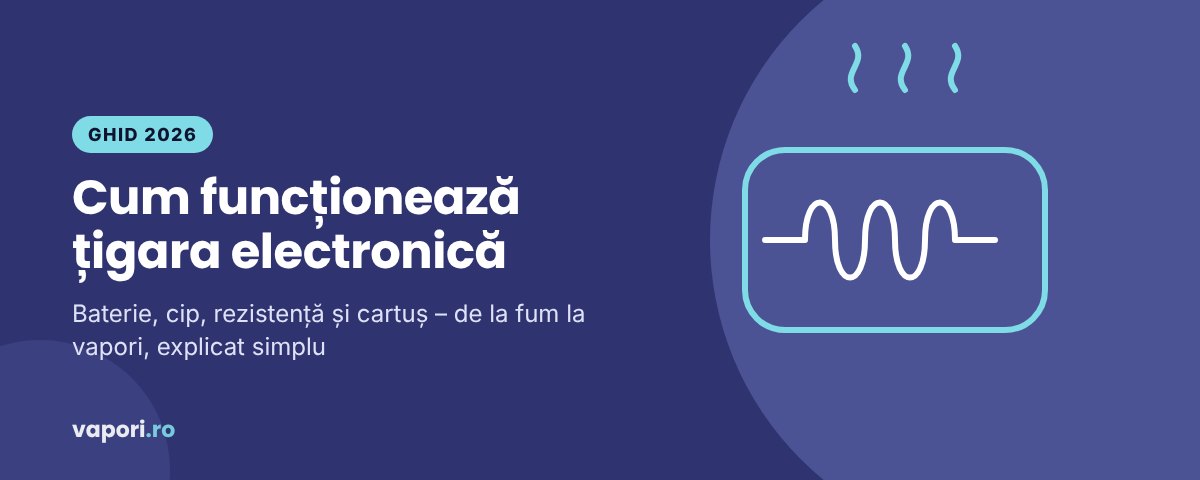 Ce este țigara electronică și cum funcționează (2026)