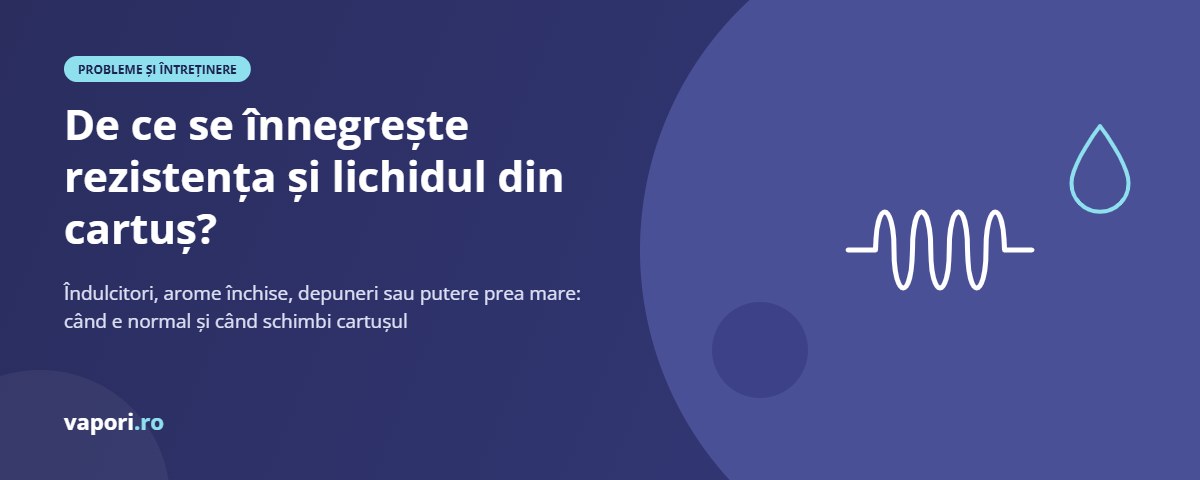 De ce se înnegrește rezistența și lichidul din cartuș? De ce se înnegrește rezistența și lichidul din cartuș?