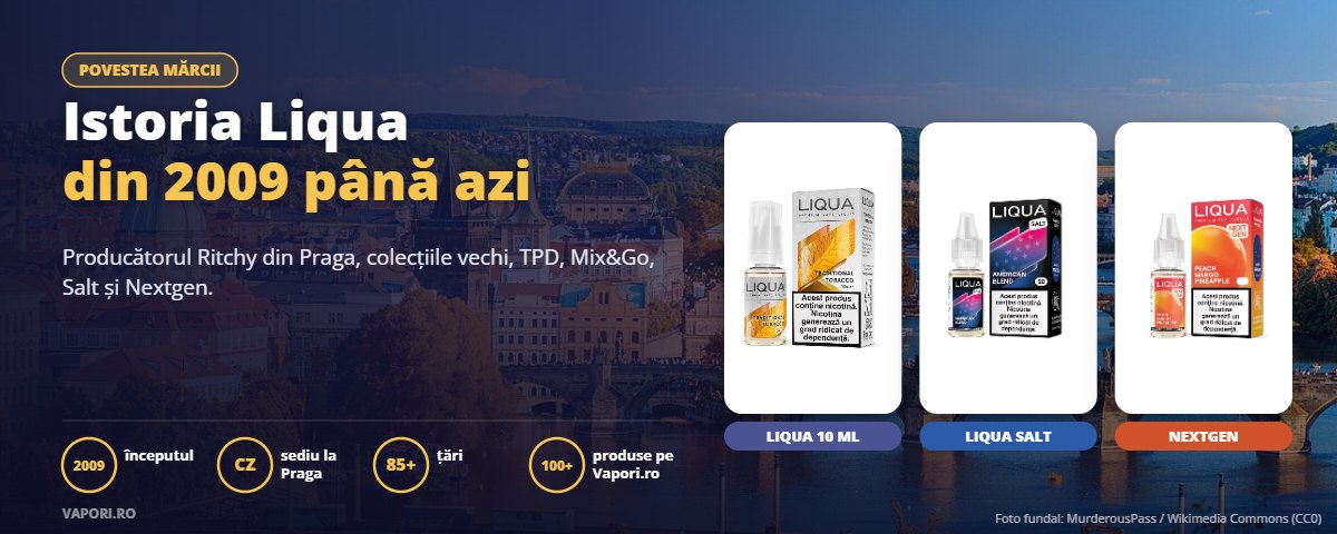 Istoria Liqua în detaliu Istoria mărcii Liqua, de la 2009 până azi