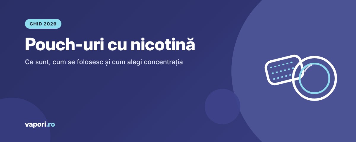 Pouch-uri cu nicotină: pliculețe albe și cutie rotundă, ghid de folosire și concentrații