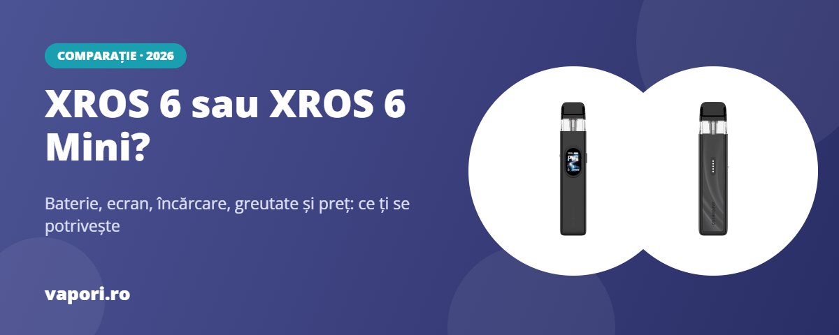 XROS 6 sau XROS 6 Mini: ce ți se potrivește
