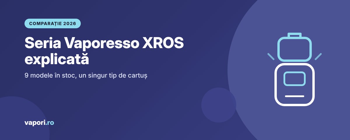 Seria Vaporesso XROS Dispozitive pod Vaporesso XROS din mai multe generații, așezate unul lângă altul